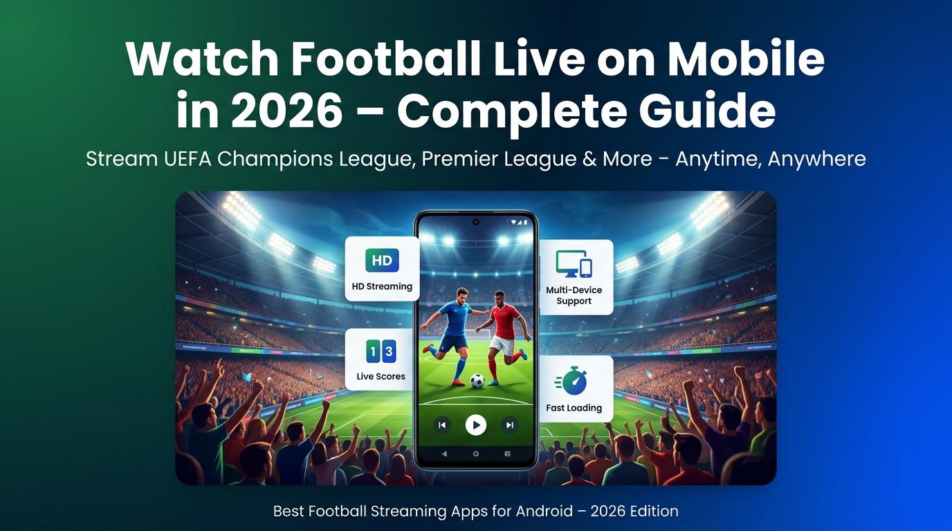 How to Watch Football Matches Live on Mobile